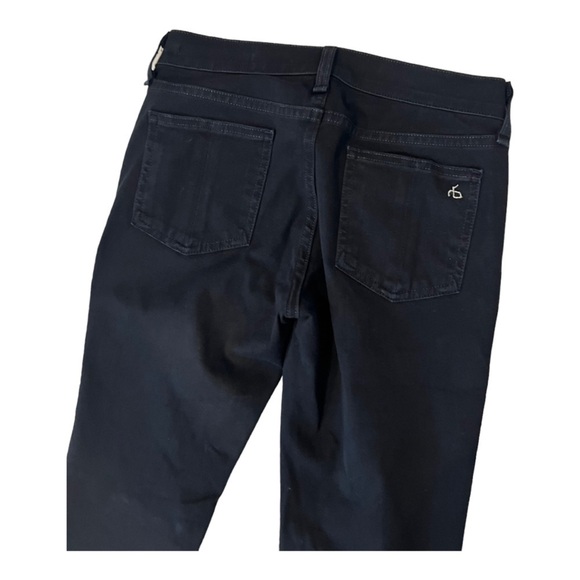 Rag and Bone Black Equestrian Cotton Blend Stretch Jeans 27 - Picture 3 of 10